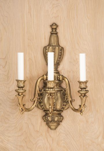 Traditional Three Candle Wall Sconce