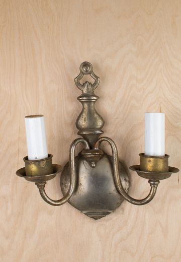 Two Candle Traditional Wall Sconce
