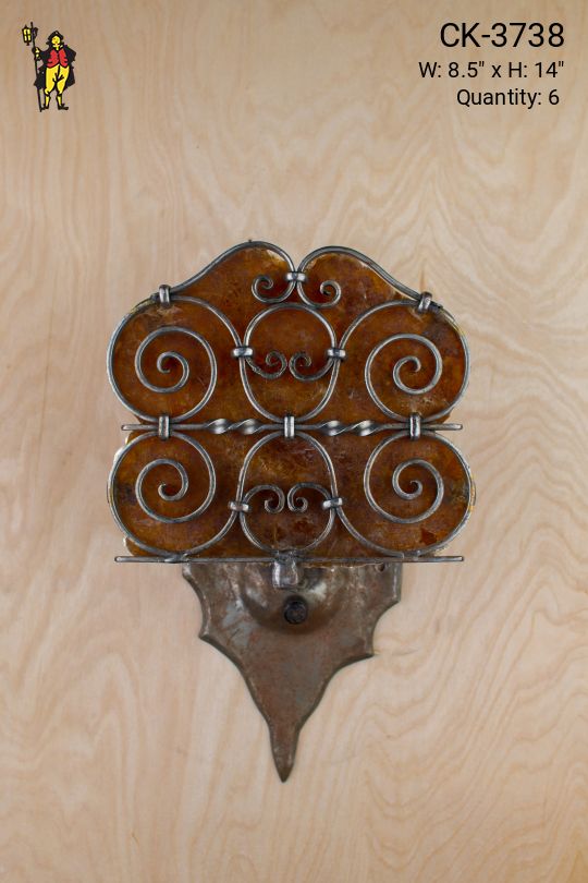 Medeval Shaded Wall Sconce