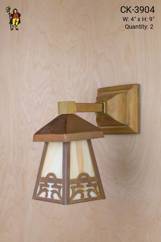 Brass Lantern Wall sconce
