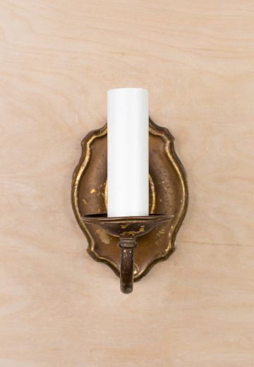 Traditional One Candle  Wall Sconce