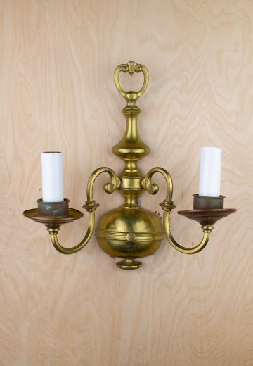 Two Candle Traditional Wall Sconce