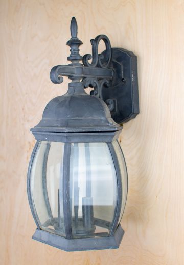 Outdoor 18" Lantern Wall Sconce