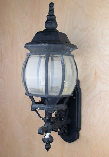 Park Style 22" Outdoor Lantern Wall Sconce