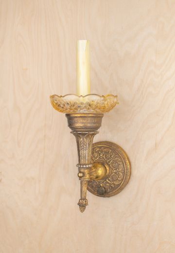 Victorian Single candle Wall Sconce