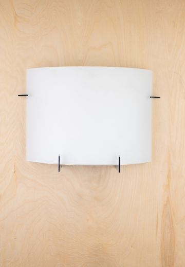 Rounded Glass Wall Sconce