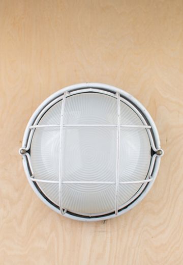 White Cage Wall Sconce