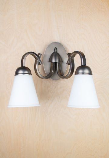 Two Curved Arm Wall Sconce