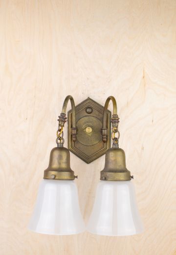 Two Hanging Light Wall Sconce
