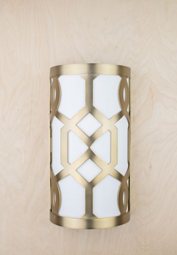 Geometic Curved Wall Sconce