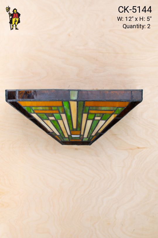 Art Glass Pocket Wall Sconce