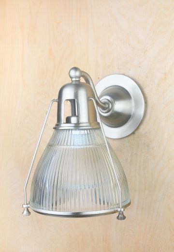 Halophane Shaded Down Light Wall Sconce