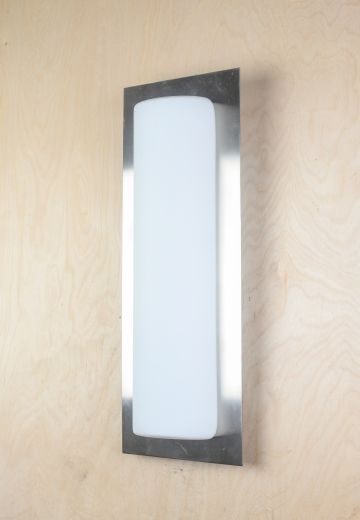 Contemporary Frosted Glass Wall Sconce