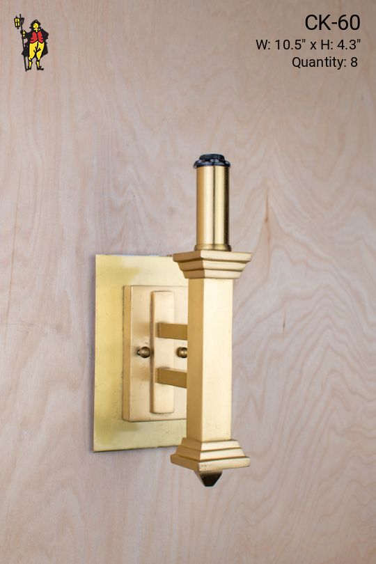 Art Deco Gold Finish Wall Sconce