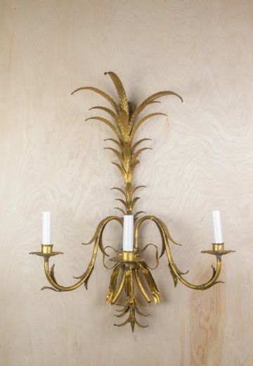 Flemish Three Candle Wall Sconce