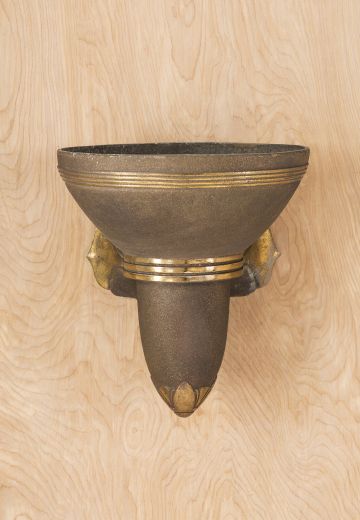 Art Deco Bowl Wall Sconce