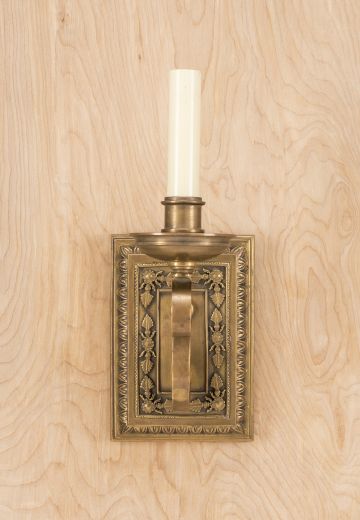 Formal Single Candle Wall Sconce