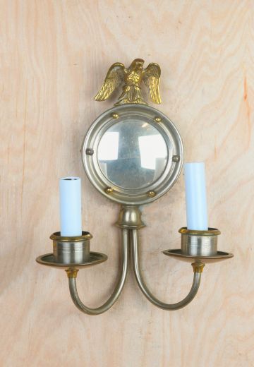 Two Candle Eagle Wall Sconce