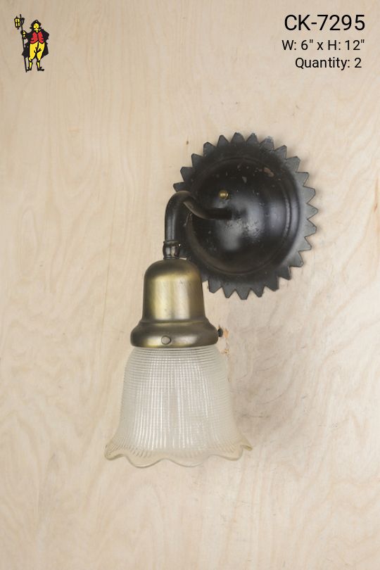 Art Deco Single Down Light Wall Sconce