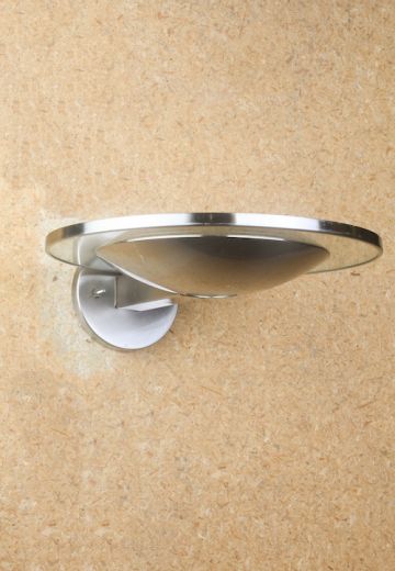 Contemporary Glass & Polished Nickel Wall Sconce