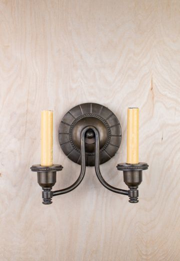 Floral Two Candle Wall Sconce