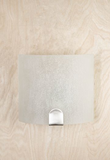 Curved Glass Wall Sconce