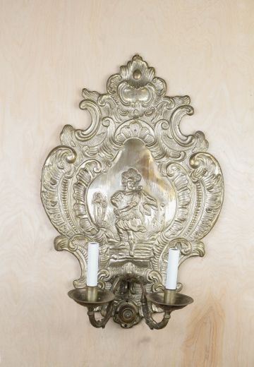 Oversize Gothic Two Light Wall Sconce