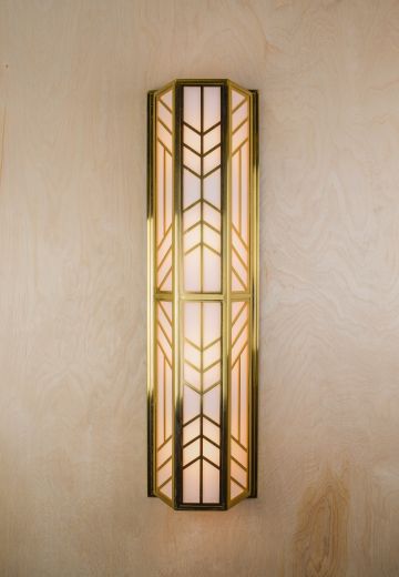 Brass Art Deco Double Wall Sconce