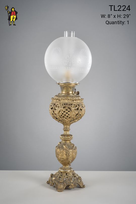 Column Banquet Oil Lamp