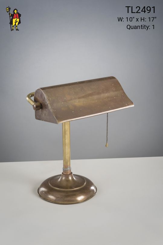 Antique Brass Desk Lamp