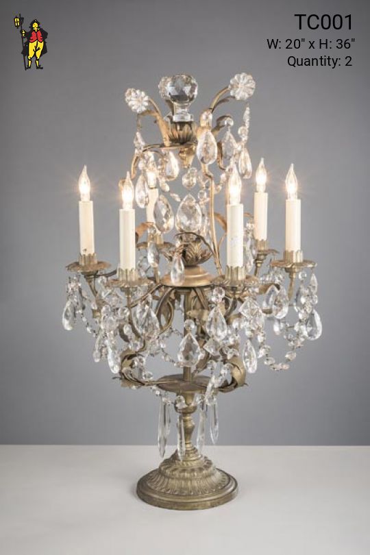 Antique Six Light Candelabra