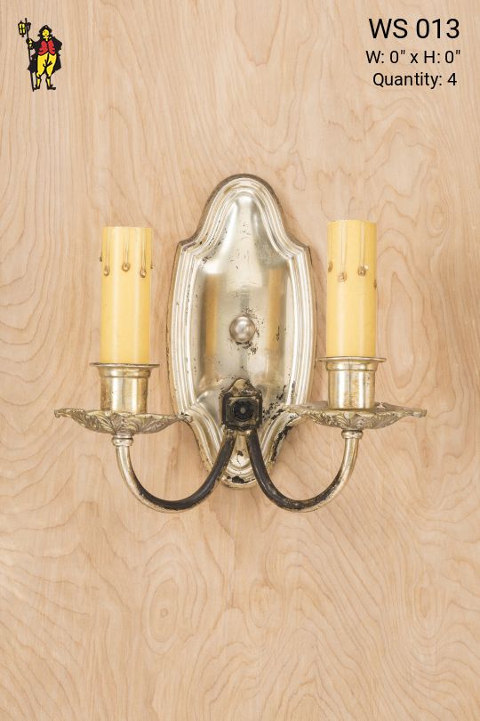 Traditional Two Candle Wall Sconce